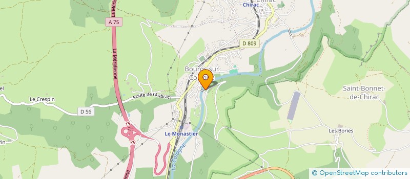 localisation de l'entreprise UN BUS POUR LE SENEGAL  BOURGS SUR COLAGNE