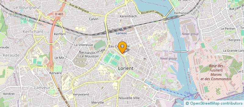 localisation de l'entreprise UN CACHALOT DANS LA FONTAINE  LORIENT