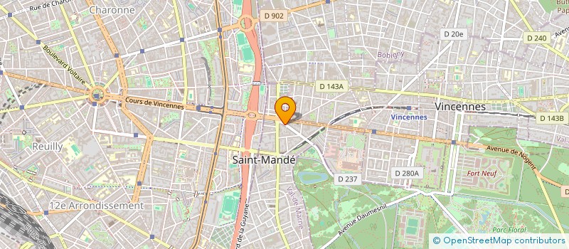 localisation de l'entreprise UN CADEAU UN MESSAGE à SAINT-MANDE