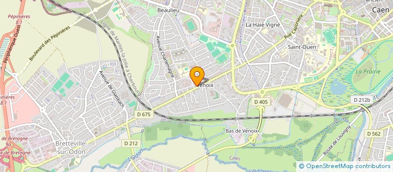 localisation de l'entreprise UN CAEN D ESSENCES à CAEN