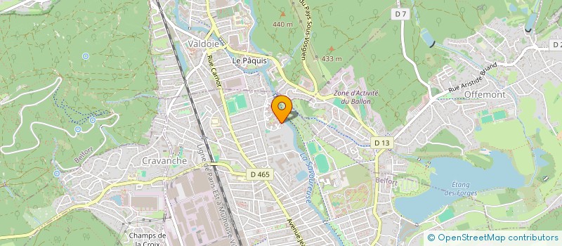 localisation de l'entreprise UN CAIRN POUR L'HUMANITE à BELFORT