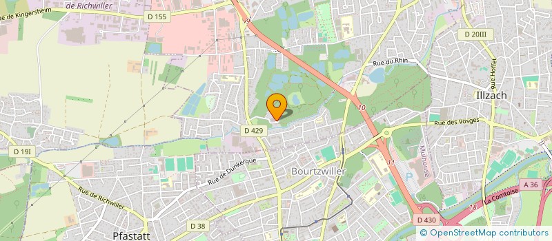 localisation de l'entreprise UN CARTABLE POUR TOUS  KINGERSHEIM