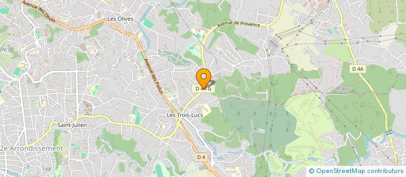 localisation de l'entreprise UN CENTIEME à MARSEILLE