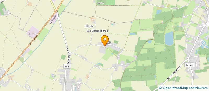 localisation de l'entreprise UN CHAT UN TOIT, UN CHAT ET TOI à VENNECY