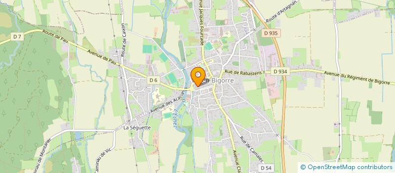 localisation de l'entreprise UN CHATEAU A VIC  VIC-EN-BIGORRE