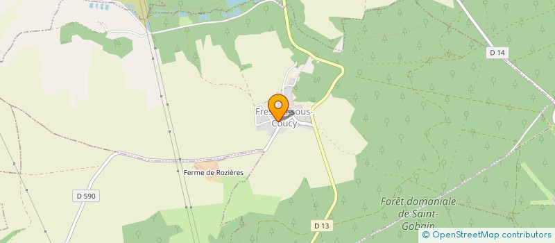 localisation de l'entreprise UN CHATEAU POUR L'EMPLOI à COUCY-LE-CHATEAU-AUFFRIQUE