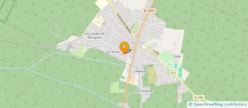 localisation de l'entreprise UN CHATEAU POUR UN ARTISTE à LE BARP