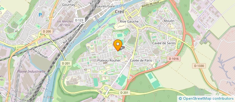 localisation de l'entreprise UN CHAUFFEUR A TOUTE  HEURE  CREIL