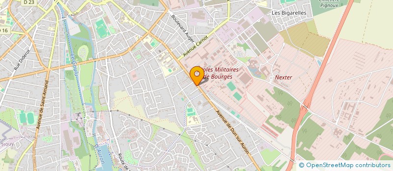 localisation de l'entreprise UN CHAUFFEUR POUR LA VIE à BOURGES