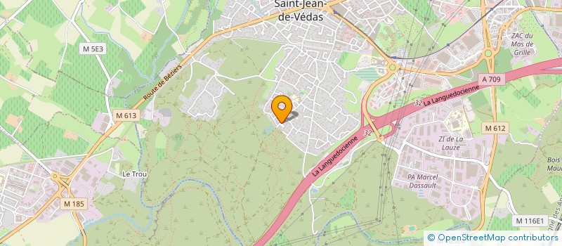 localisation de l'entreprise UN CHEF A DOMICILE à SAINT-JEAN-DE-VEDAS