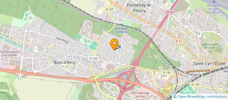 localisation de l'entreprise UN CHEF DANS VOS CUISINES  BOIS-D'ARCY