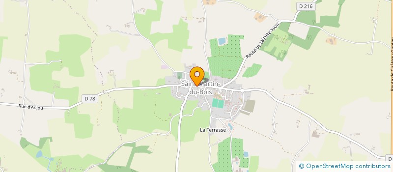 localisation de l'entreprise UN CHEF POUR VOUS  SEGRE-EN-ANJOU BLEU