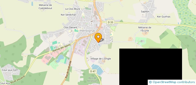 localisation de l'entreprise UN CHEMIN, UN TRAVAIL à HERBIGNAC