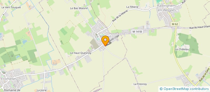 localisation de l'entreprise UN CHEVAL POUR ETRE MOI  LE MAISNIL