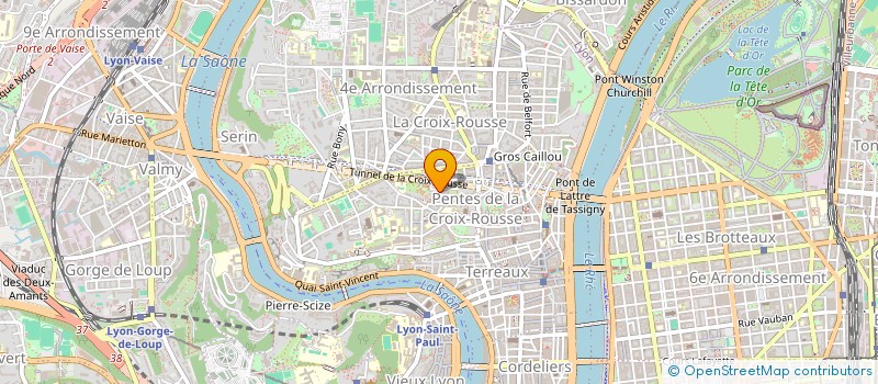 localisation de l'entreprise UN CM UN COLLECTIF EN MOUVEMENT à LYON