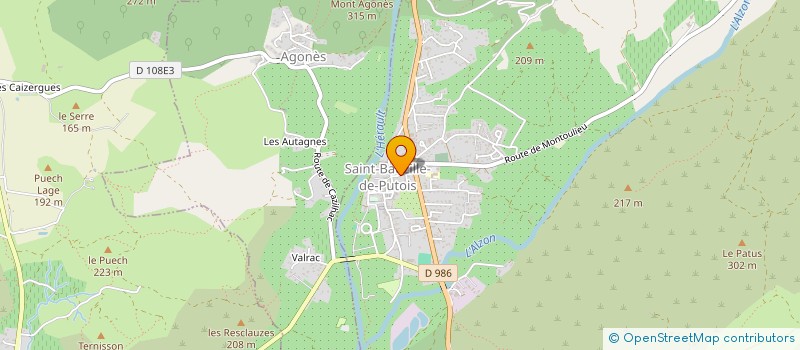 localisation de l'entreprise UN COCON DE SOIE  SAINT-BAUZILLE-DE-PUTOIS