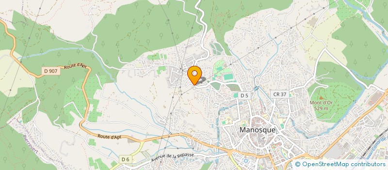 localisation de l'entreprise UN COEUR D ANGE à MANOSQUE
