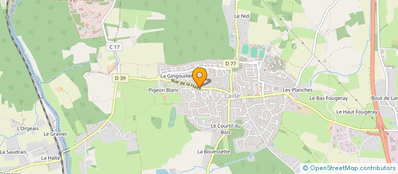 localisation de l'entreprise UN COEUR DEUX VIES  LAILLE