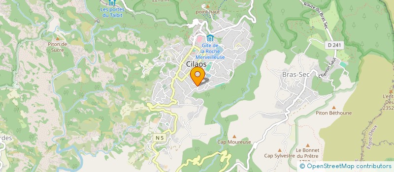localisation de l'entreprise UN COEUR ET MILLE PATTOUNES à CILAOS