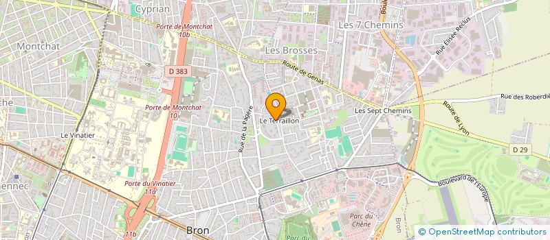 localisation de l'entreprise UN COEUR LYONNAIS à BRON