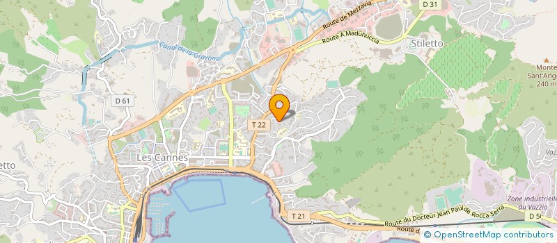 localisation de l'entreprise UN COEUR POUR ANAE à AJACCIO
