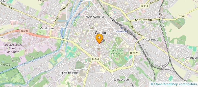localisation de l'entreprise UN COIFFEUR EN PLUS à CAMBRAI
