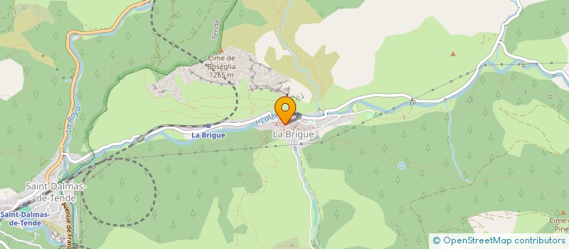 localisation de l'entreprise UN COIN A PART  LA BRIGUE