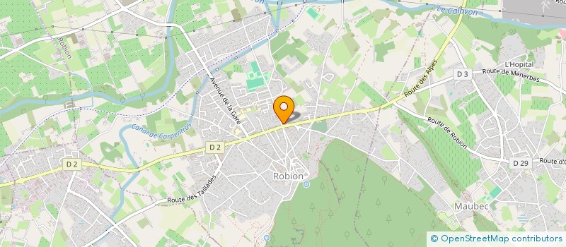 localisation de l'entreprise UN COIN DE JARDIN à ROBION