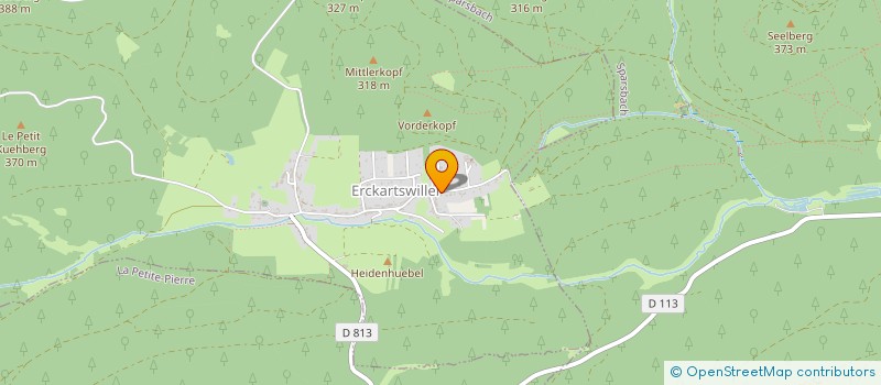 localisation de l'entreprise UN COIN DE VERDURE EN ALSACE  ERCKARTSWILLER