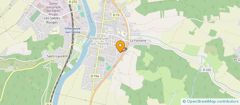 localisation de l'entreprise UN COIN DU MONDE  VILLENEUVE-SUR-YONNE