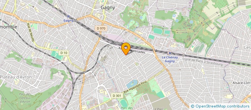 localisation de l'entreprise UN COIN POUR TOUS à GAGNY