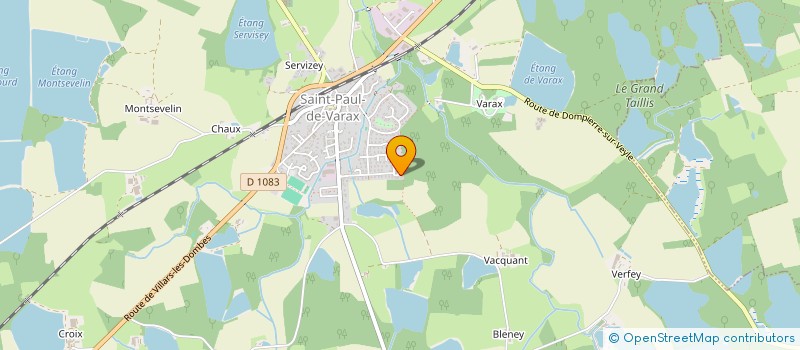 localisation de l'entreprise UN COMBAT, UN ESPOIR POUR CALLY  SAINT-PAUL-DE-VARAX