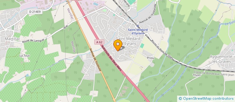 localisation de l'entreprise UN CONTAINER POUR LE SUD  SAINT-MEDARD-D'EYRANS