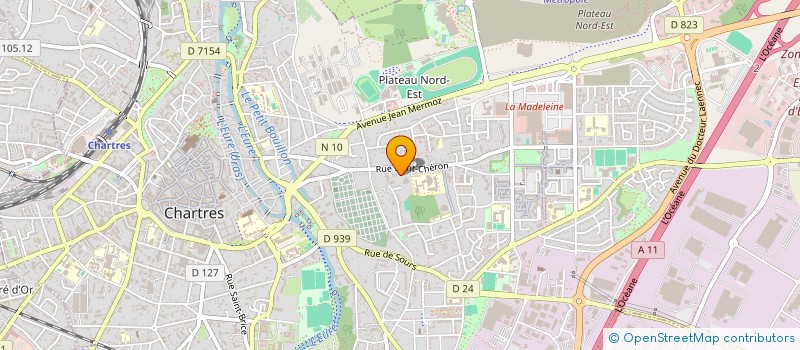 localisation de l'entreprise UN COUP D'AVANCE - AUX COTES DE DAVID LACAN-RUS, ESPOIR DES ECHECS FRANCAIS à CHARTRES