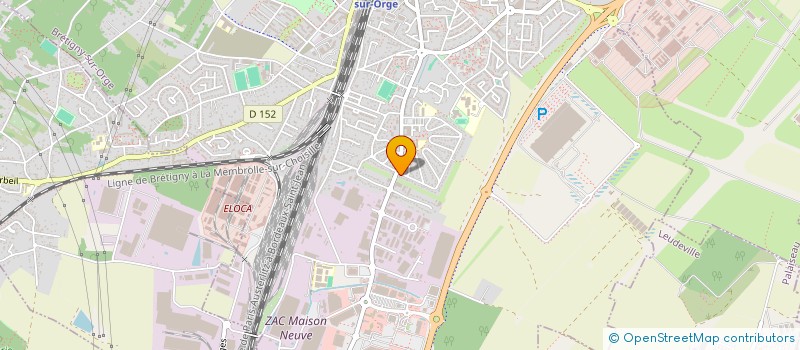 localisation de l'entreprise UN COUP D9 à BRETIGNY-SUR-ORGE