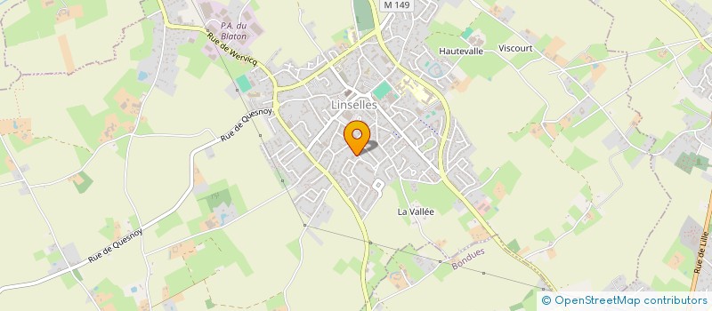 localisation de l'entreprise UN COUP DE FRAICHEUR à LINSELLES