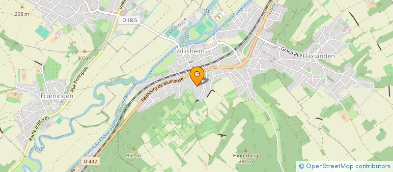 localisation de l'entreprise UN COUP DE POUCE  MULHOUSE