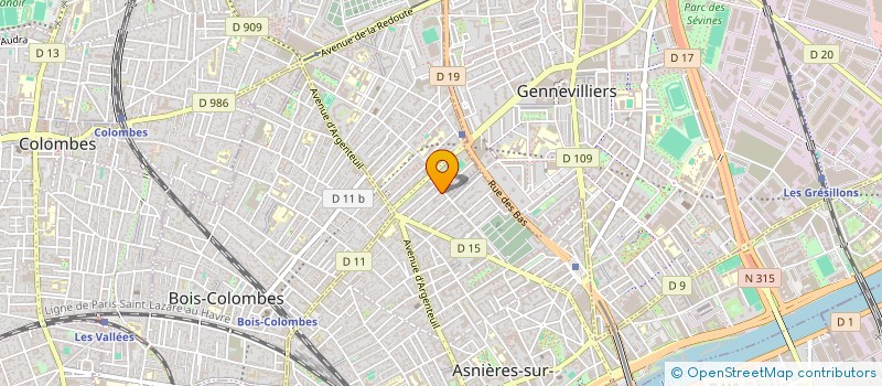 localisation de l'entreprise UN COURT INSTANT  ASNIERES-SUR-SEINE