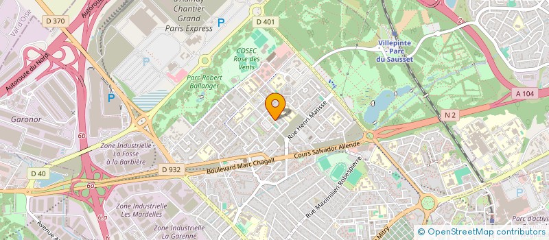 localisation de l'entreprise UN CRI DANS LE DESERT à AULNAY-SOUS-BOIS