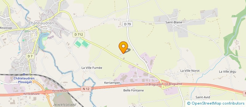 localisation de l'entreprise UN DEFI POUR TITI à PLELO