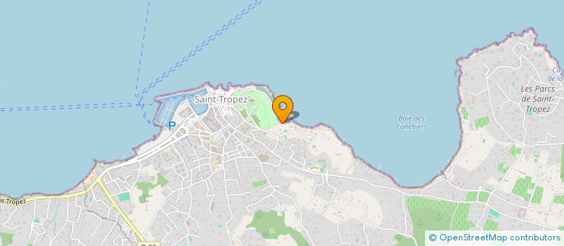 localisation de l'entreprise UN DEJEUNER AUX GRANIERS à SAINT-TROPEZ