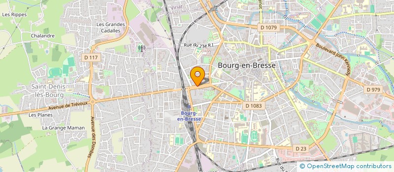 localisation de l'entreprise UN DEP COMBATT MUTILE V GUERRE à BOURG-EN-BRESSE