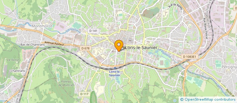 localisation de l'entreprise UN DEP DES ASS FAMILIALES à LONS-LE-SAUNIER