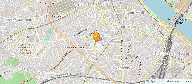 localisation de l'entreprise UN DEP SYND C F D T DE GIRONDE à BORDEAUX