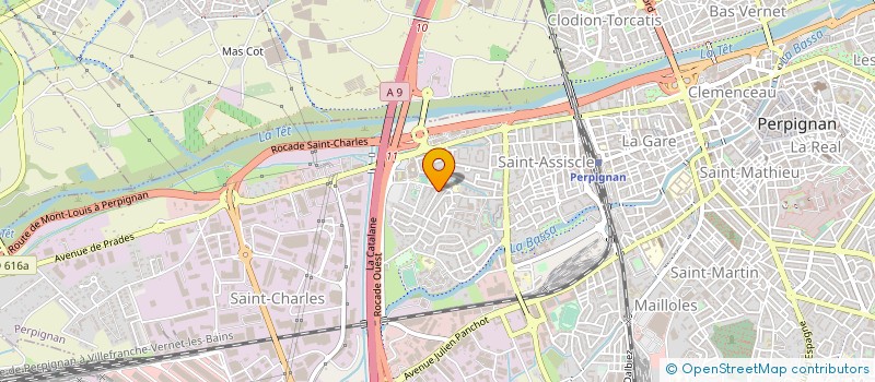 localisation de l'entreprise UN DEP SYNDICATS CONFEDERES  PERPIGNAN