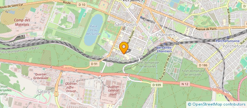 localisation de l'entreprise UN DEPARTEMENT OEUVRE VACANC à VERSAILLES