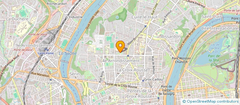 localisation de l'entreprise UN DES SENS  LYON