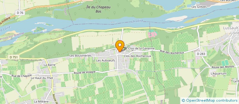 localisation de l'entreprise UN-DEUX  MONTLOUIS-SUR-LOIRE