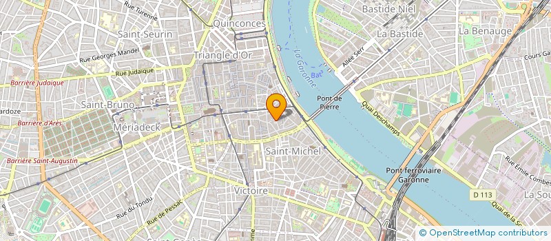 localisation de l'entreprise UN DEUX TROIS  BORDEAUX