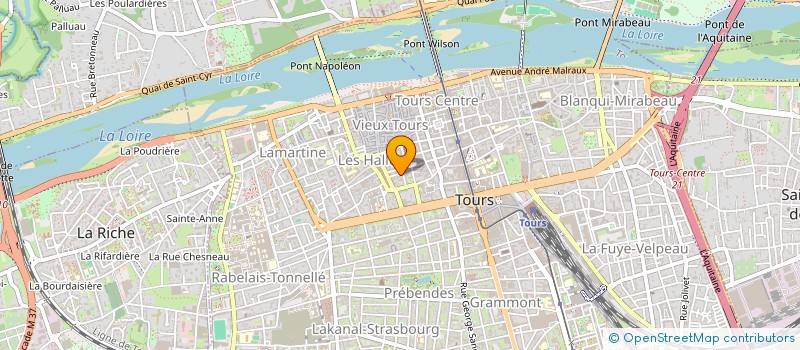 localisation de l'entreprise UN DEUX TROIS à TOURS